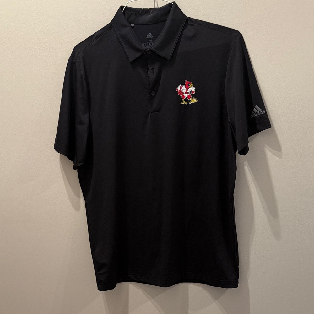 Adidas Louisville Black Polo
